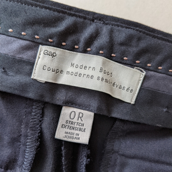 GAP Modern Boot Dress Pants, Navy, 0 - Picture 4 of 6